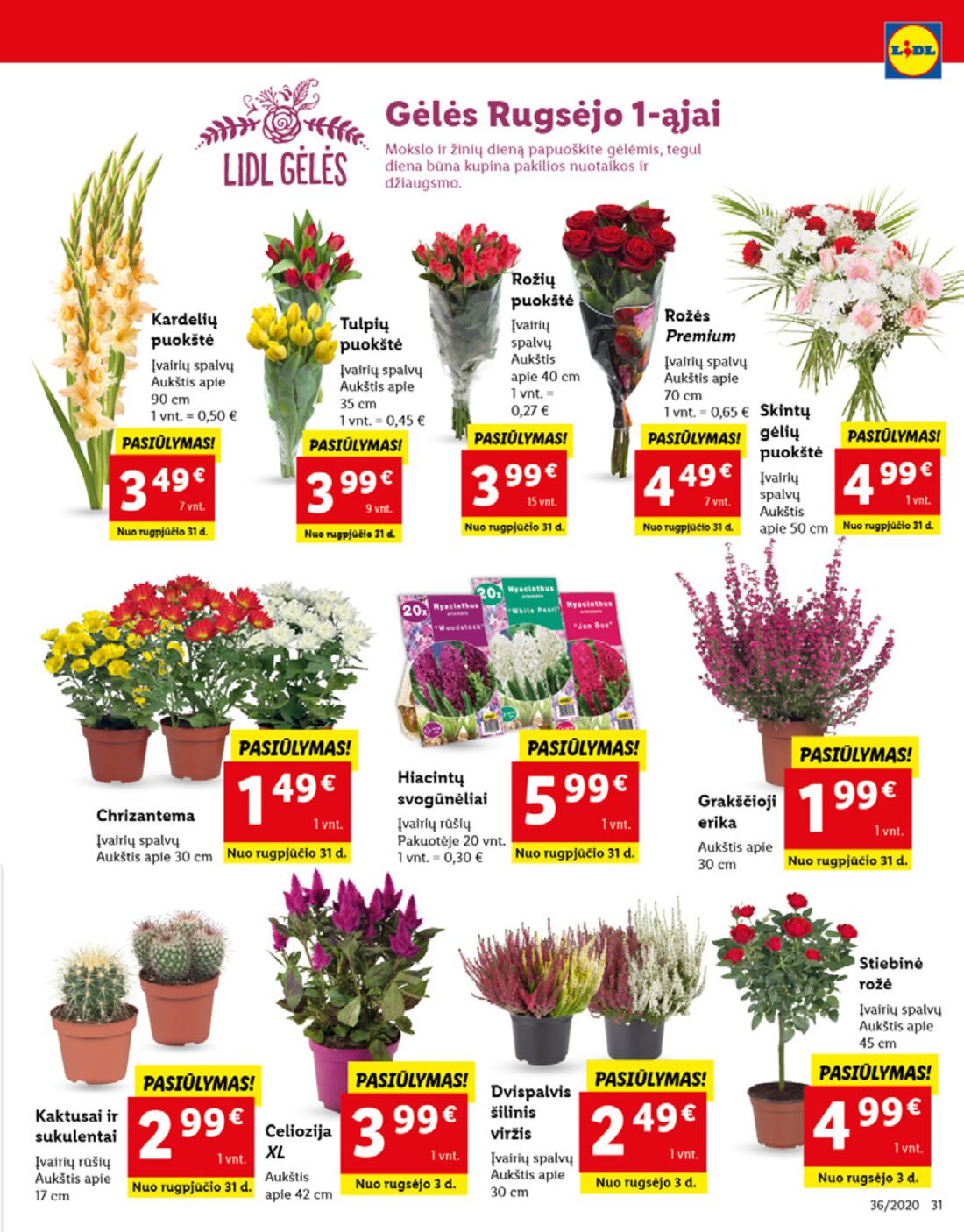 Lidl savaitinis leidinys akcijos nuo 
  2020-08-31 iki 
  2020-09-06 | Leidinukas.lt puslapis 31