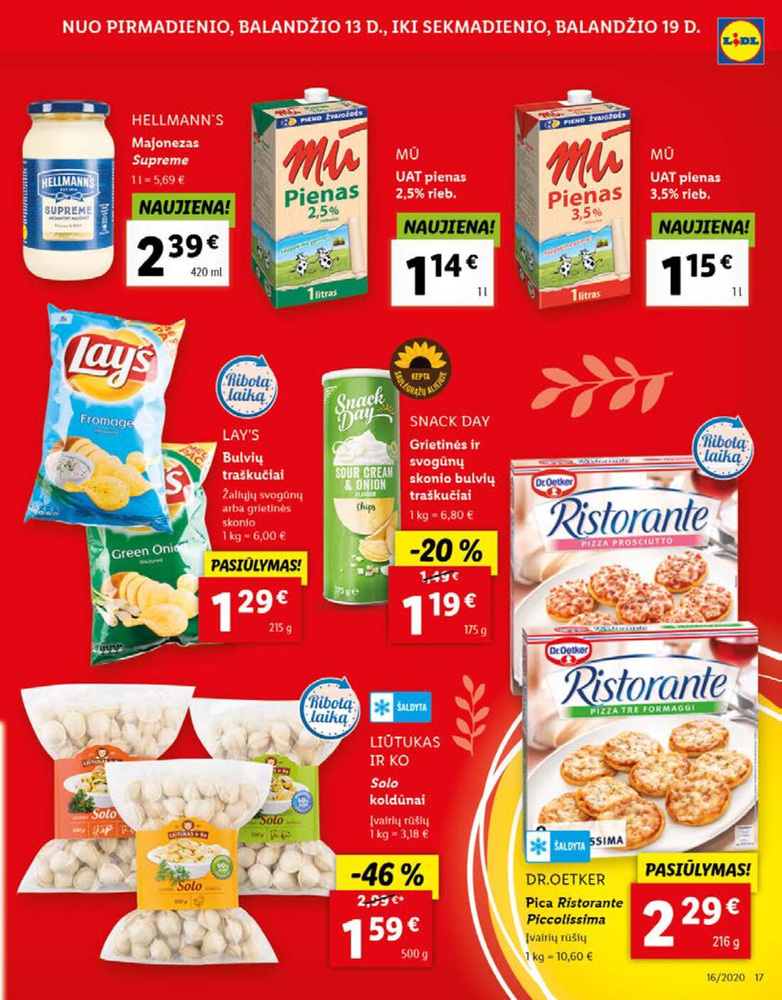 Lidl savaitinis leidinys akcijos nuo 
  2020-04-13 iki 
  2020-04-19 | Leidinukas.lt puslapis 17