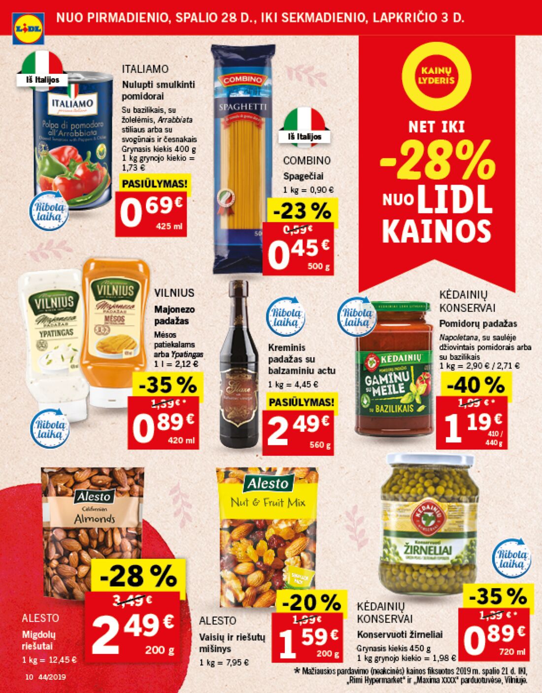 Lidl savaitinis leidinys akcijos nuo 
  2019-10-28 iki 
  2019-11-03 | Leidinukas.lt puslapis 10