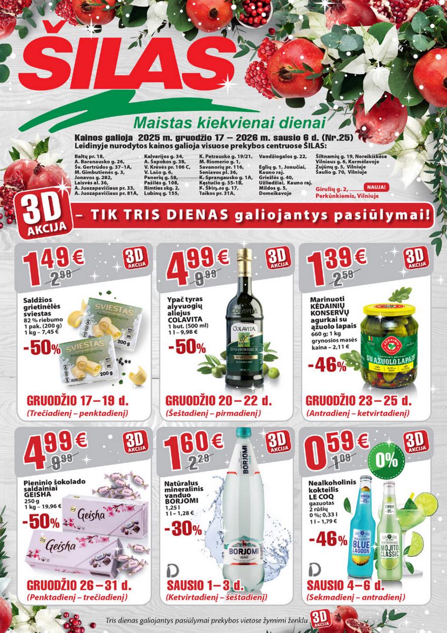 Šilas leidinys akcijos nuo 
  2025-12-17 iki 
  2026-01-06 | Leidinukas.lt puslapis 1