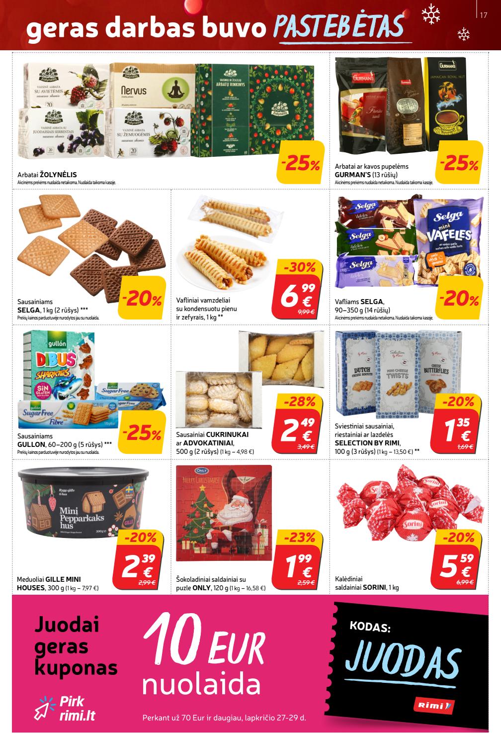 Rimi savaitinis leidinys akcijos nuo 
  2020-11-24 iki 
  2020-11-30 | Leidinukas.lt puslapis 17