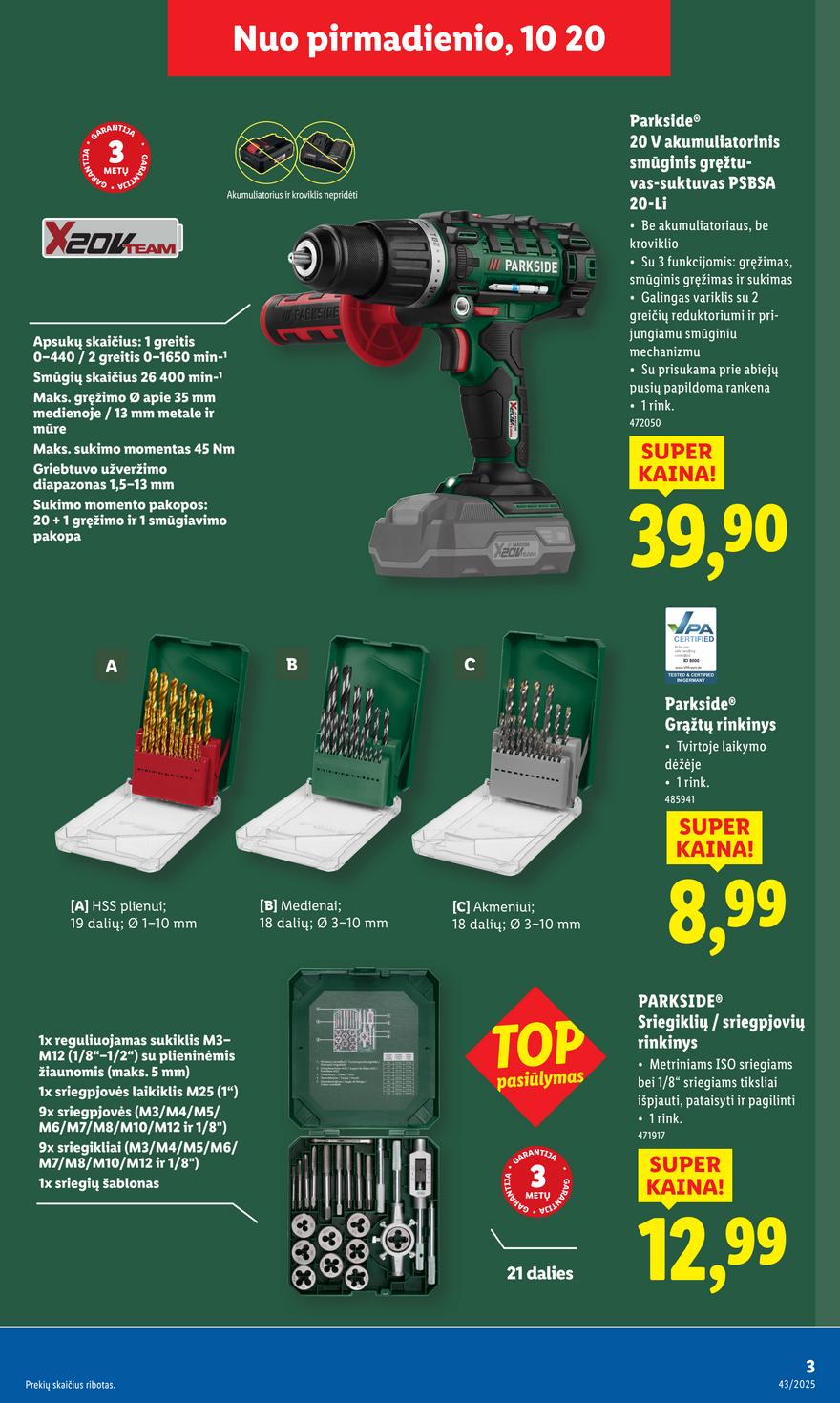 Lidl leidinys akcijos nuo 
  2025-10-20 iki 
  2025-10-26 | Leidinukas.lt puslapis 3