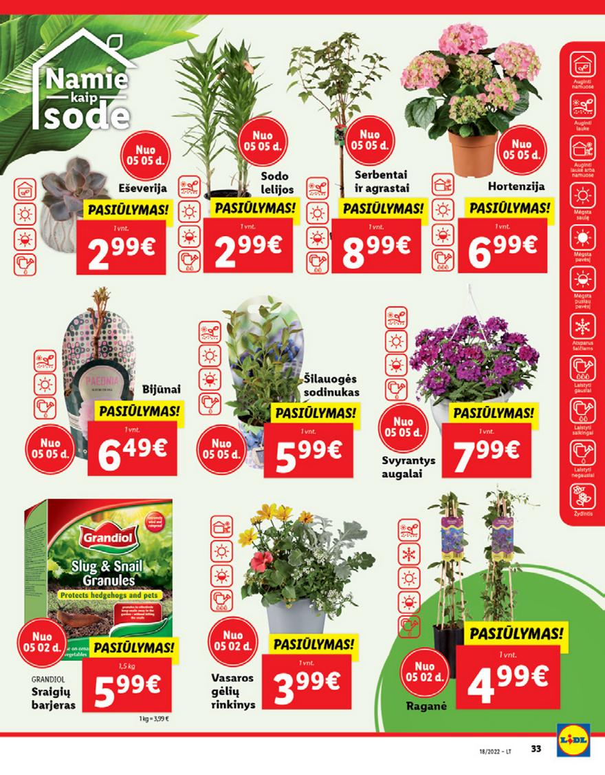 Lidl maisto prekių pasiūlymai akcijos nuo 
  2022-05-02 iki 
  2022-05-08 | Leidinukas.lt puslapis 33