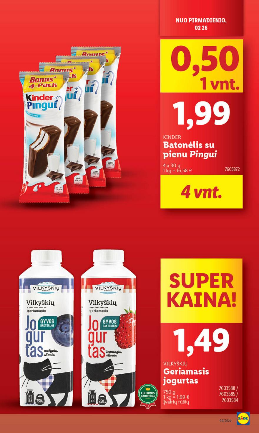 Lidl pasiūlymai akcijos nuo 
  2024-02-26 iki 
  2024-03-03 | Leidinukas.lt puslapis 10
