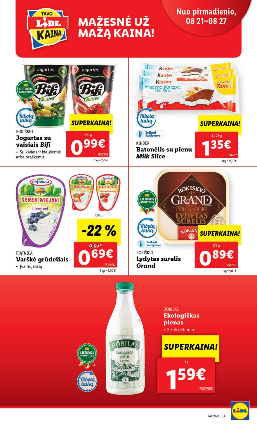 Lidl pasiūlymai akcijos nuo 
  2023-08-21 iki 
  2023-08-27 | Leidinukas.lt puslapis 30
