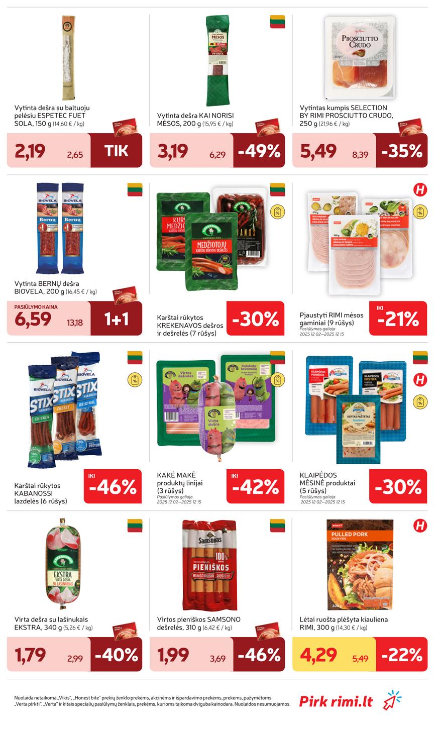 Rimi savaitinis leidinys 49 akcijos nuo 
  2025-12-02 iki 
  2025-12-08 | Leidinukas.lt puslapis 17