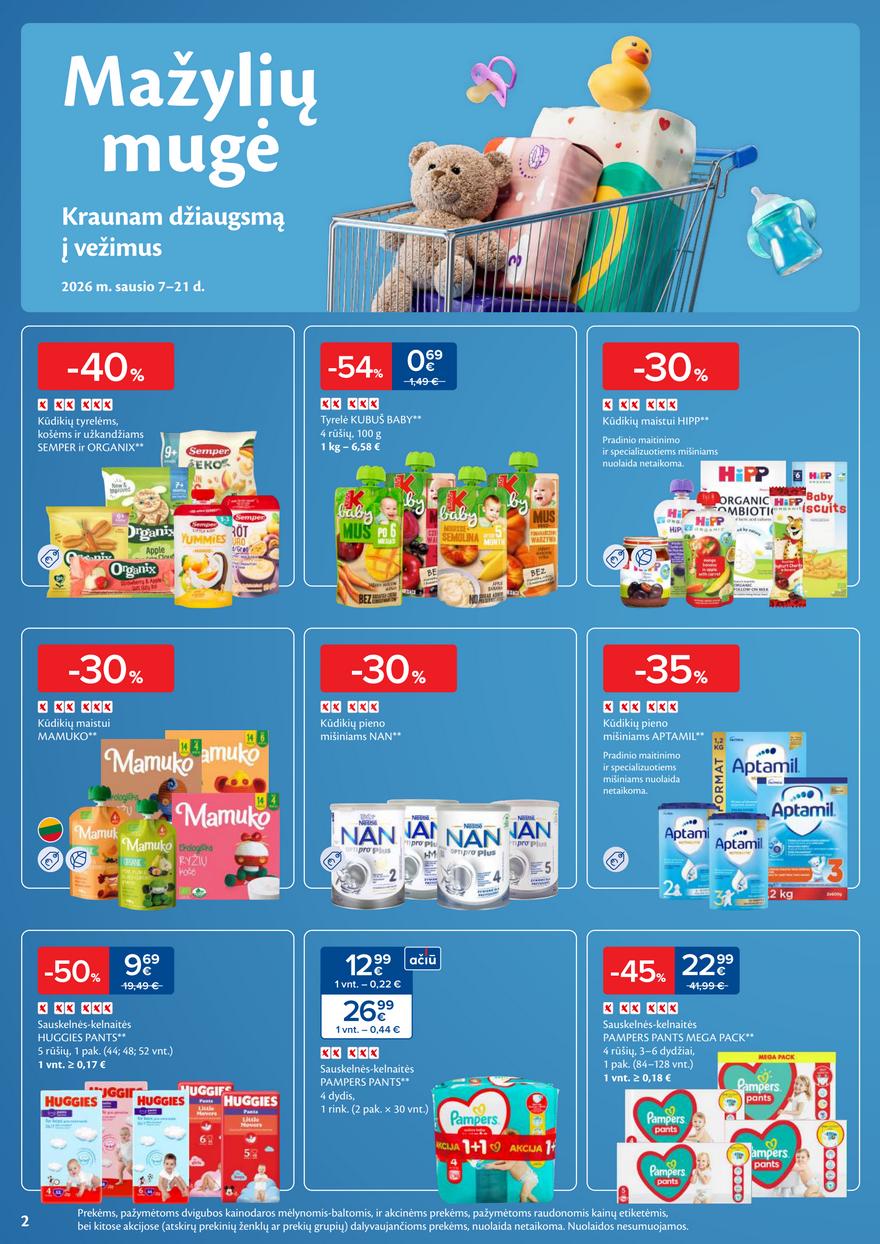 Maxima leidinukas akcijos nuo 
  2026-01-06 iki 
  2026-01-12 | Leidinukas.lt puslapis 2