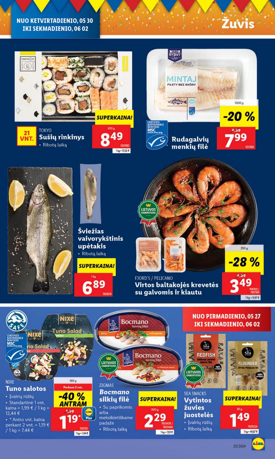 Lidl leidinys akcijos nuo 
  2024-05-27 iki 
  2024-06-02 | Leidinukas.lt puslapis 34