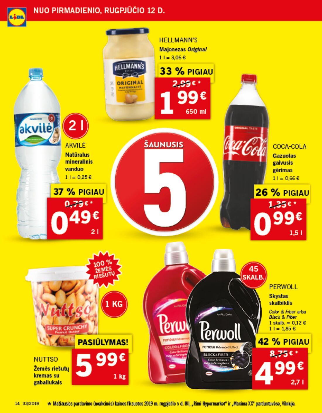 Lidl savaitinis leidinys akcijos nuo 
  2019-08-12 iki 
  2019-08-18 | Leidinukas.lt puslapis 14