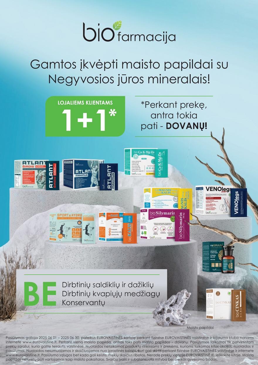 Euro vaistinė katalogas akcijos nuo 
  2025-06-01 iki 
  2025-06-30 | Leidinukas.lt puslapis 7