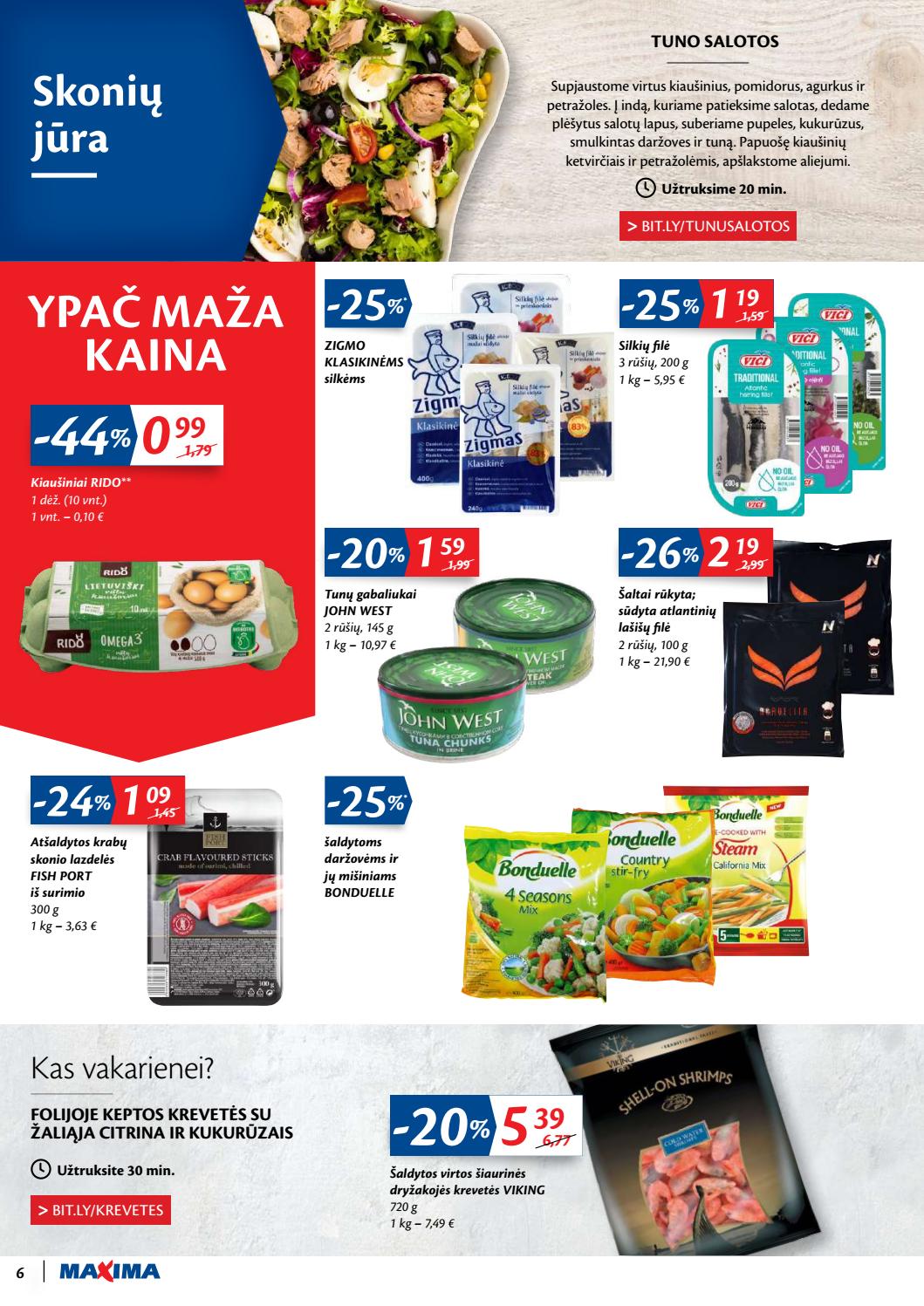 Maxima kaininis leidinys akcijos nuo 
  2019-11-05 iki 
  2019-11-11 | Leidinukas.lt puslapis 6