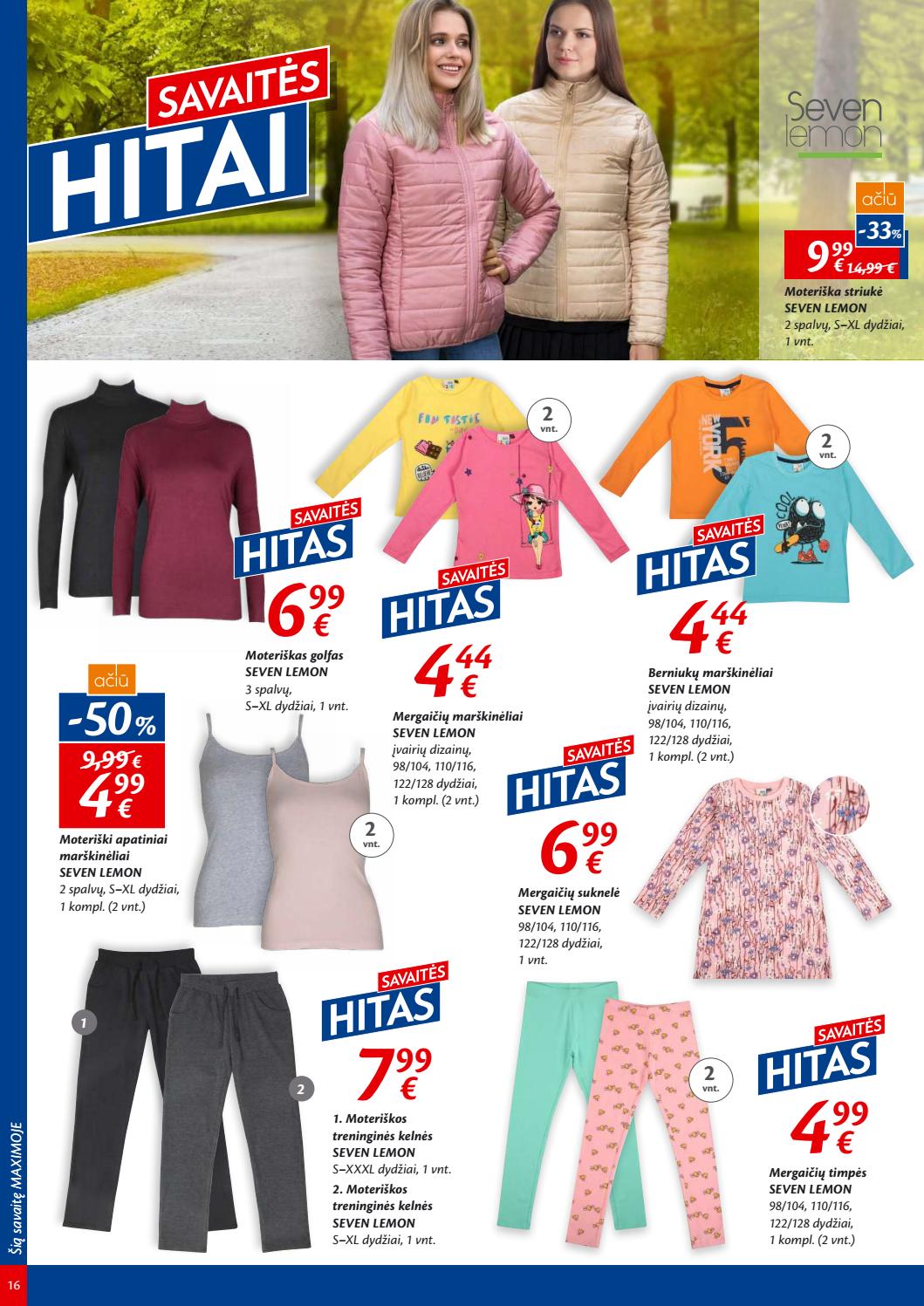 Maxima kaininis leidinys akcijos nuo 
  2019-08-27 iki 
  2019-09-02 | Leidinukas.lt puslapis 16