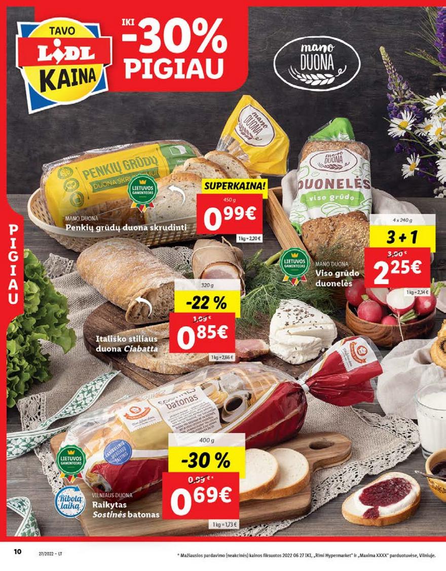 Lidl maisto prekių pasiūlymai akcijos nuo 
  2022-07-04 iki 
  2022-07-10 | Leidinukas.lt puslapis 10