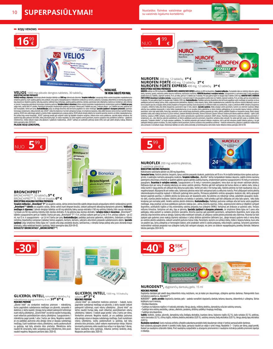 Norfos vaistinės leidinys akcijos nuo 
  2024-12-01 iki 
  2024-12-31 | Leidinukas.lt puslapis 10