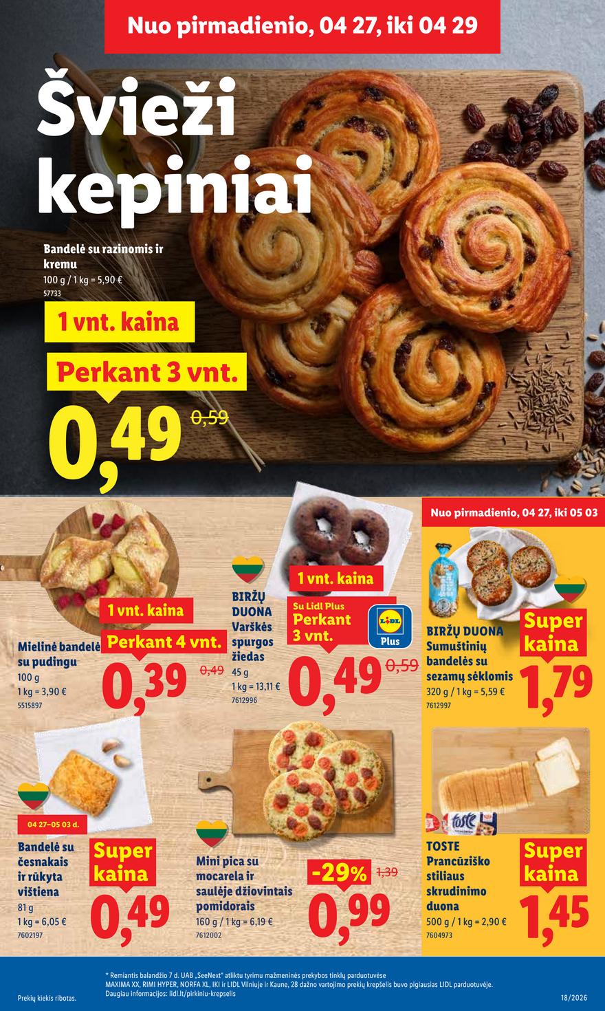 Lidl leidinys naujas akcijos nuo 
  2026-04-27 iki 
  2026-05-03 | Leidinukas.lt puslapis 7