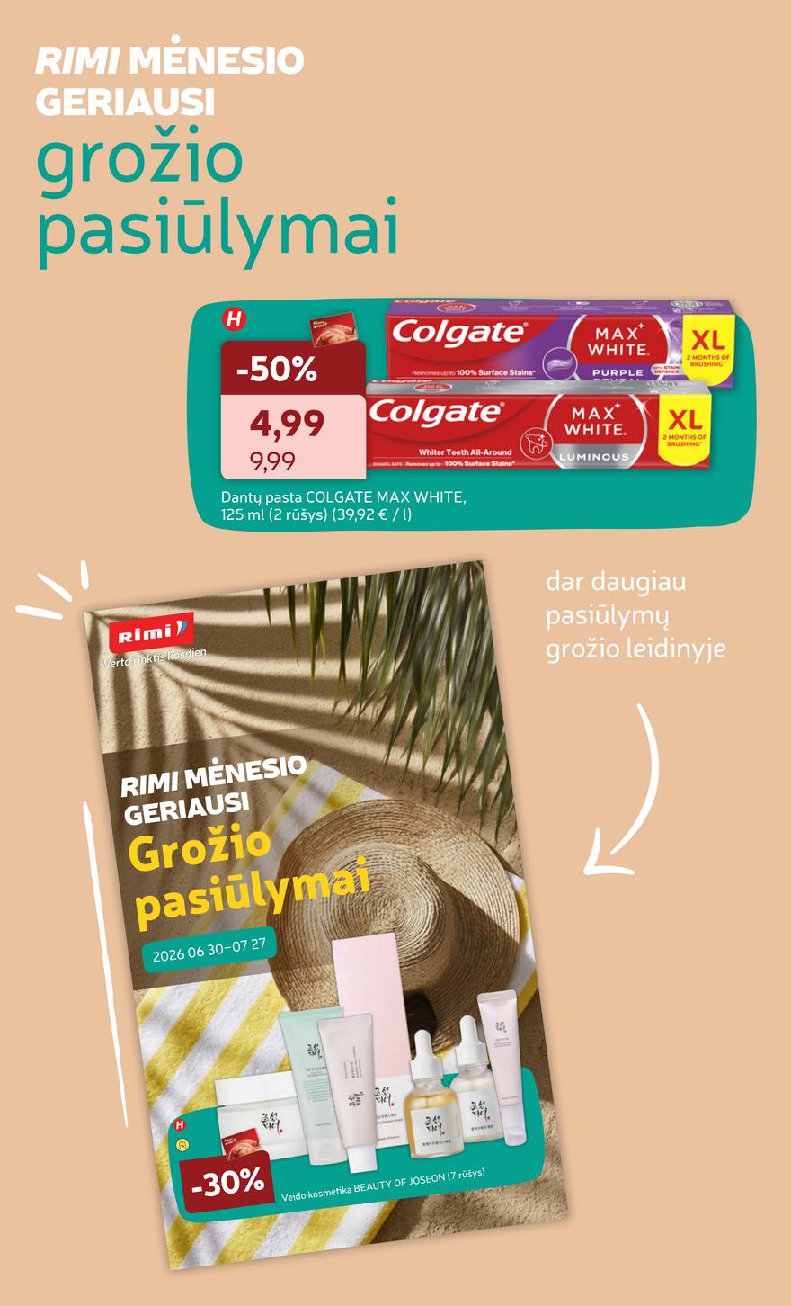 Rimi leidinys akcijos nuo 
  2026-07-14 iki 
  2026-07-20 | Leidinukas.lt puslapis 28