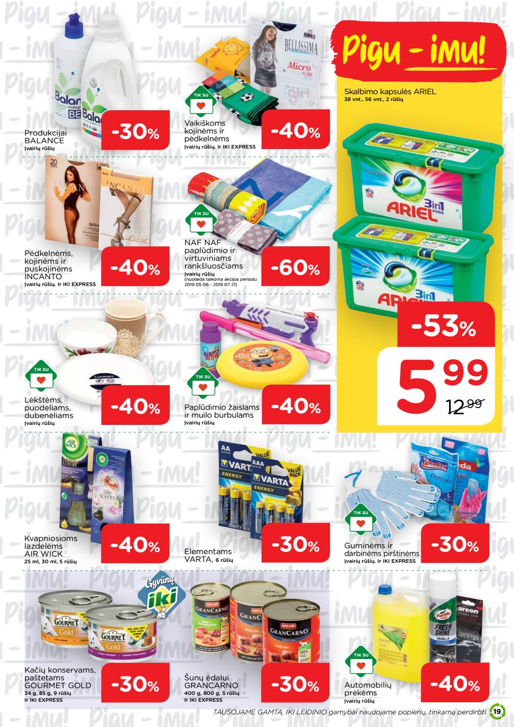 Iki savaitinis leidinys akcijos nuo 
  2019-07-15 iki 
  2019-07-21 | Leidinukas.lt puslapis 19