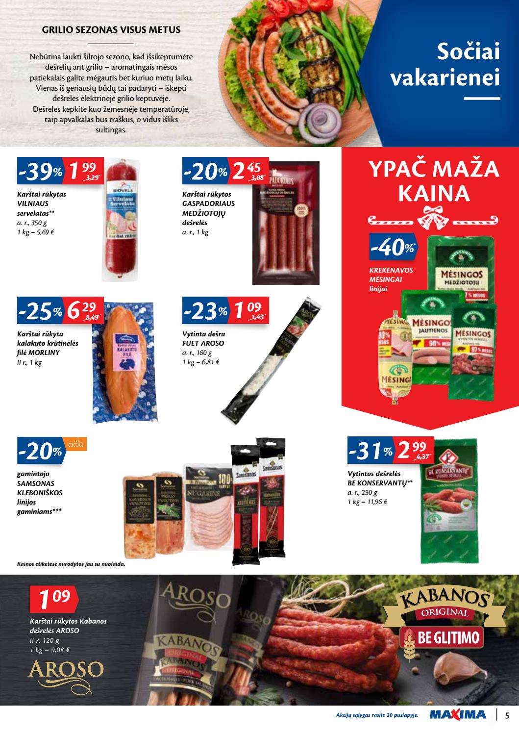 Maxima kaininis leidinys akcijos nuo 
  2019-12-03 iki 
  2019-12-09 | Leidinukas.lt puslapis 5
