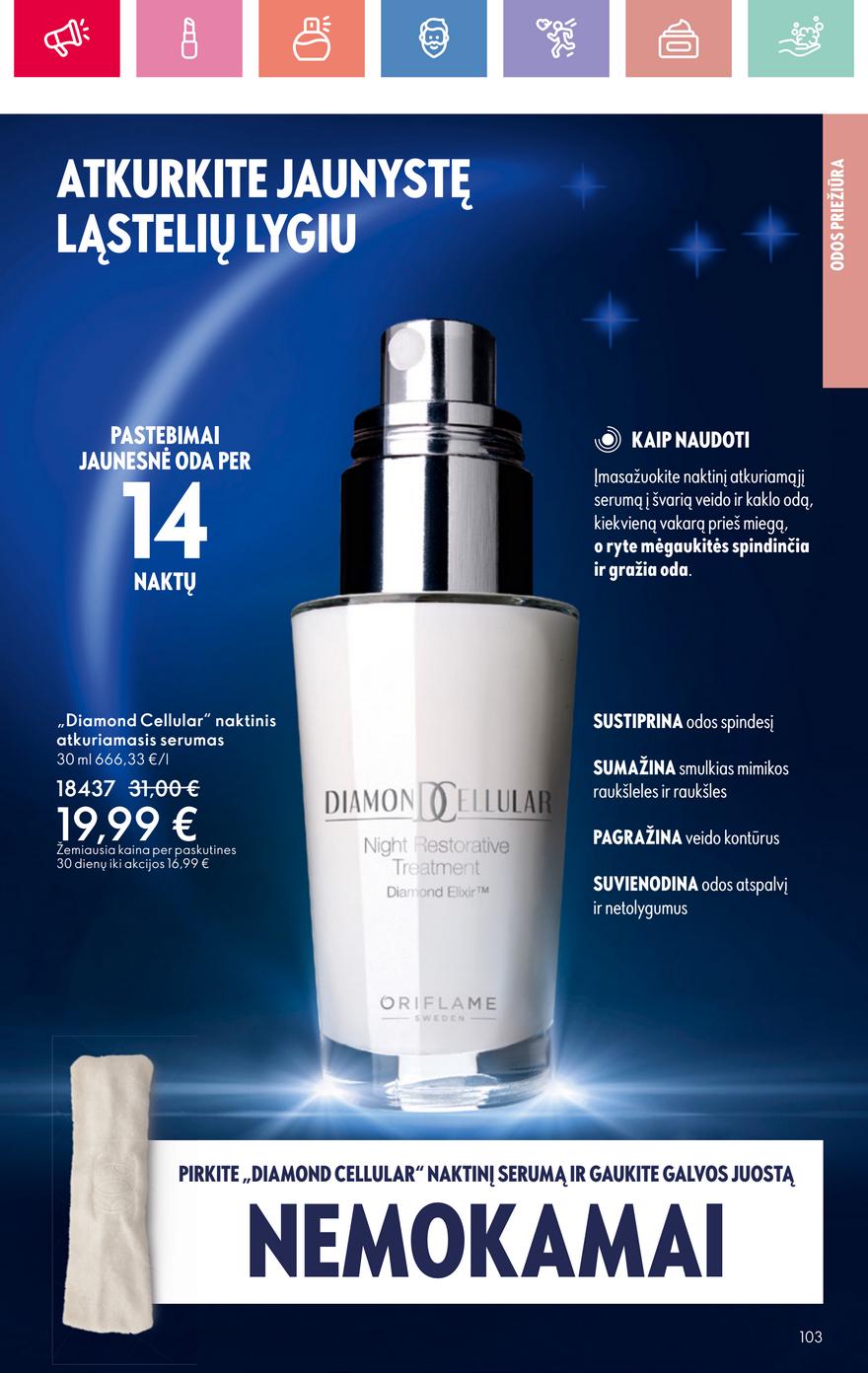 Oriflame katalogas akcijos nuo 
  2025-06-22 iki 
  2025-07-12 | Leidinukas.lt puslapis 103