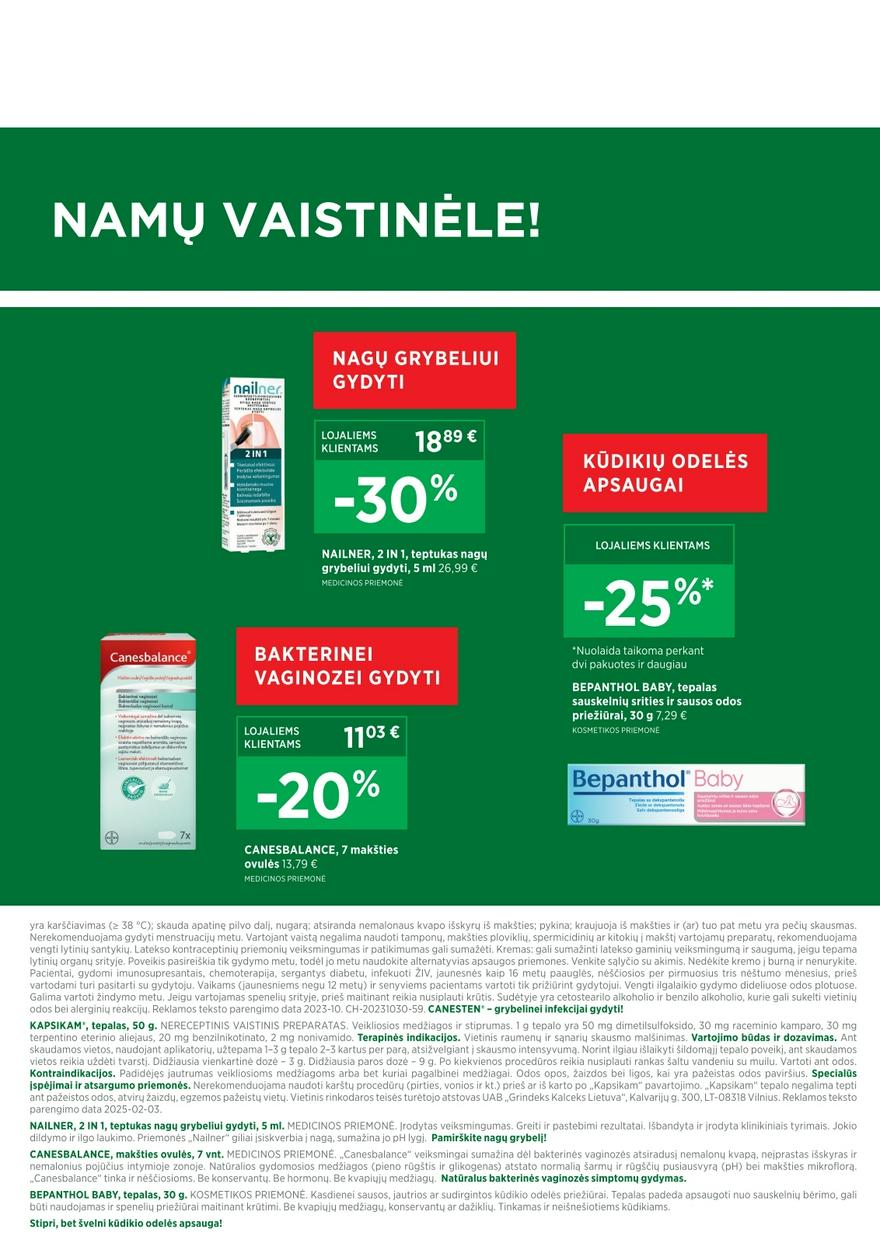 Euro vaistinė katalogas akcijos nuo 
  2025-04-01 iki 
  2025-04-30 | Leidinukas.lt puslapis 9