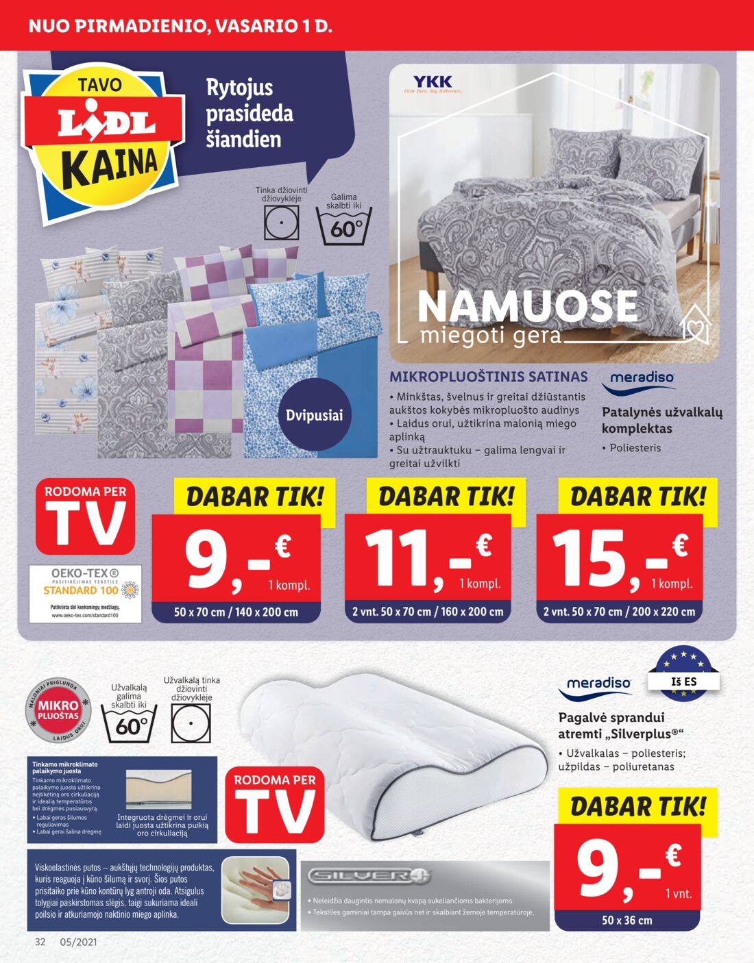 Lidl savaitinis leidinys akcijos nuo 
  2021-02-01 iki 
  2021-02-07 | Leidinukas.lt puslapis 32