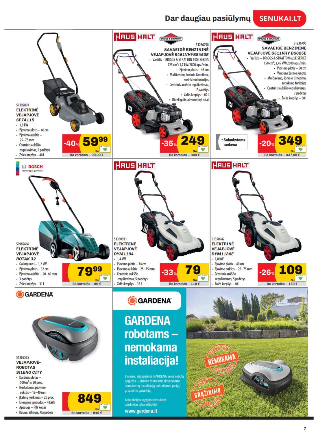 Senukai reklaminis leidinys akcijos nuo 
  2020-04-28 iki 
  2020-05-18 | Leidinukas.lt puslapis 7