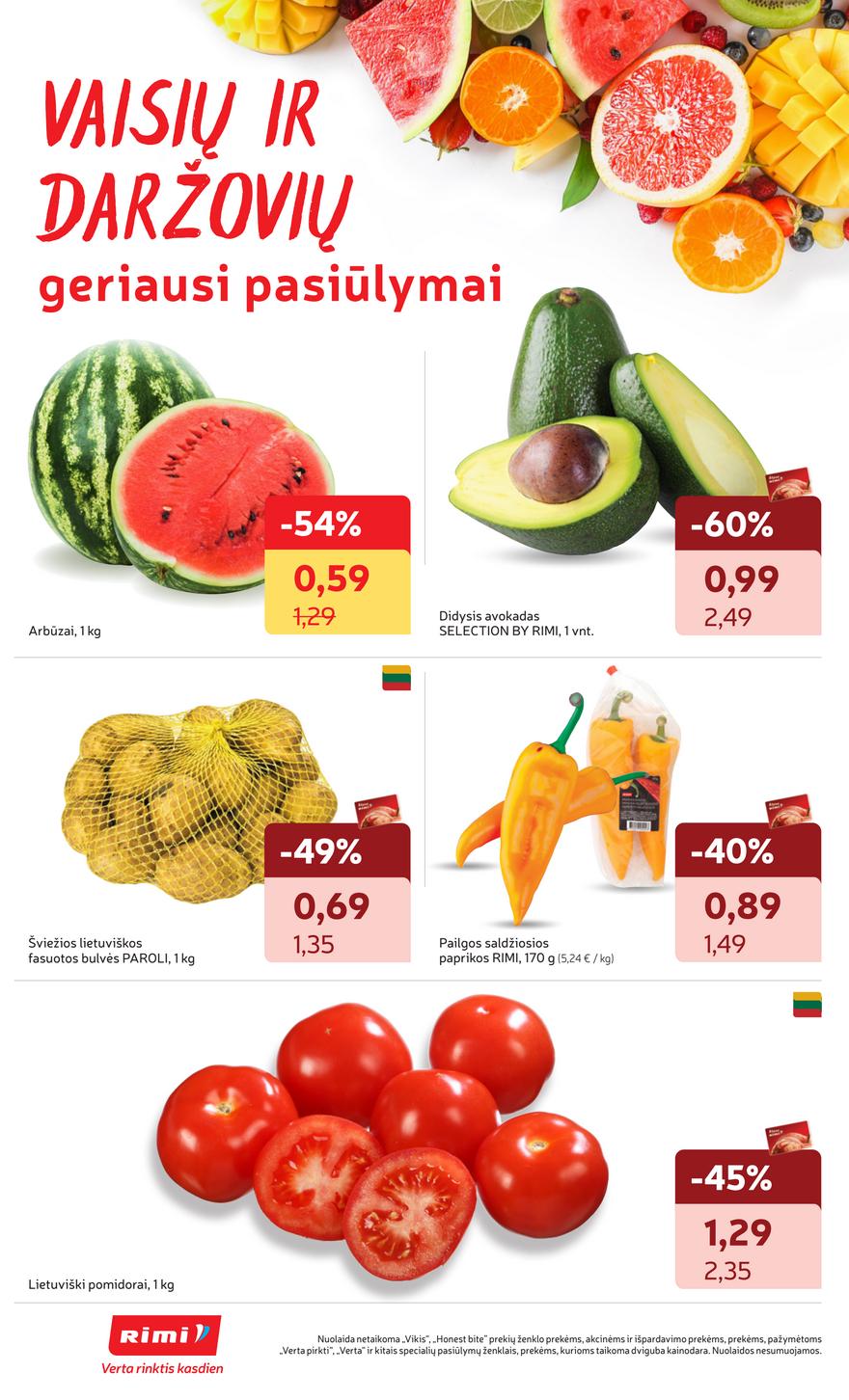 Rimi savaitinis leidinys 30 akcijos nuo
2025-07-22 iki
2025-07-28 | Leidinukas.lt puslapis 6