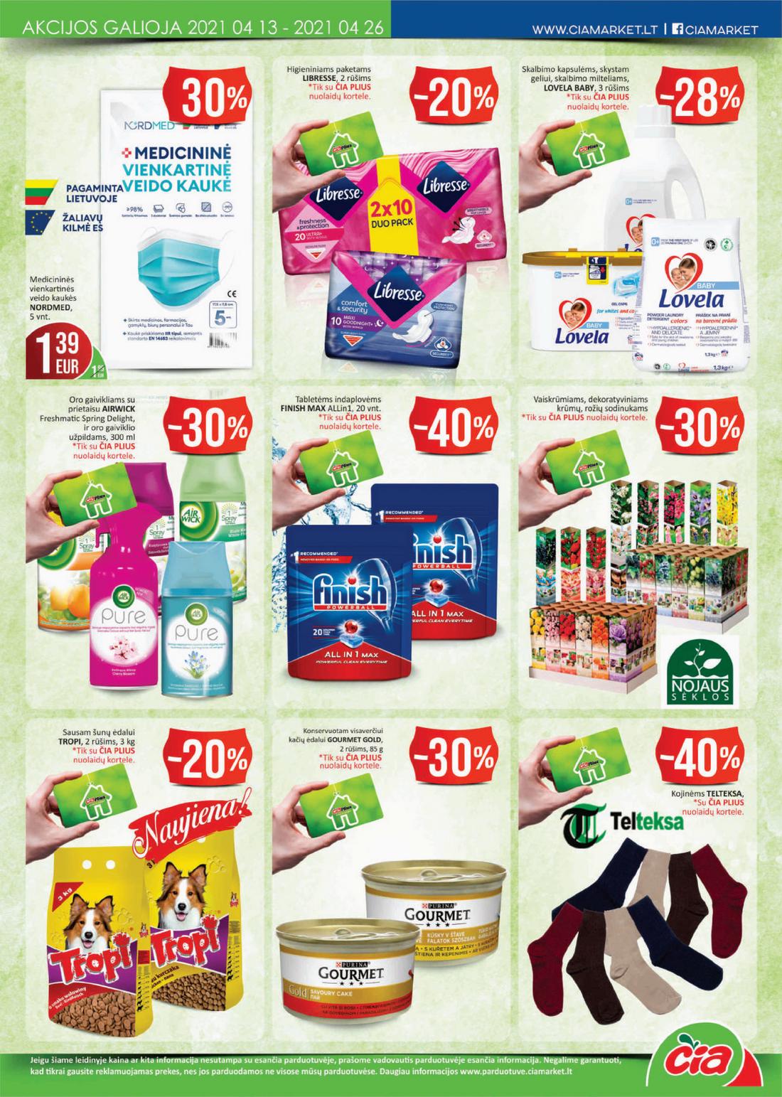 Čia market leidinys akcijos nuo 
  2021-04-14 iki 
  2021-04-26 | Leidinukas.lt puslapis 13