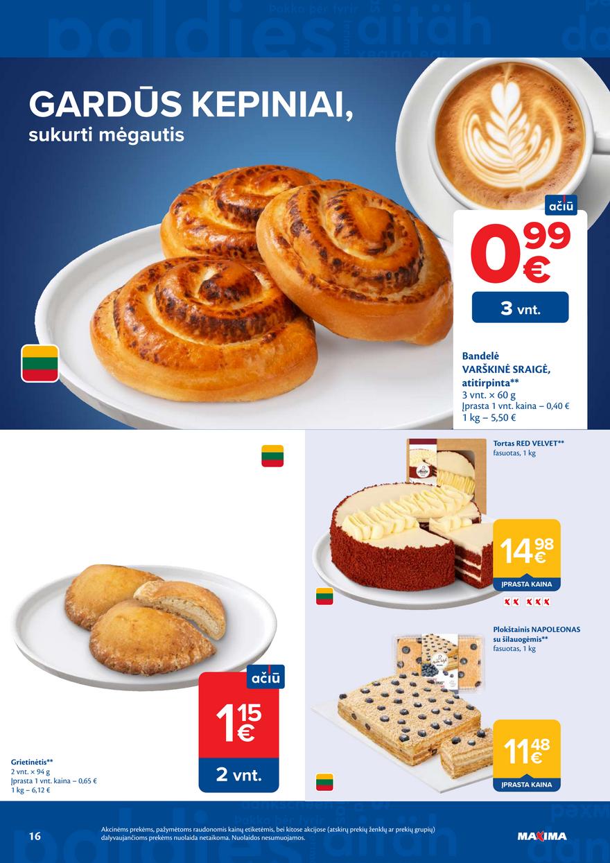 Maxima leidinys akcijos nuo 
  2026-07-14 iki 
  2026-07-20 | Leidinukas.lt puslapis 16