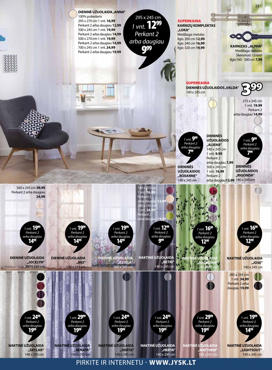 Jysk leidinys akcijos nuo 
  2019-08-20 iki 
  2019-09-02 | Leidinukas.lt puslapis 23