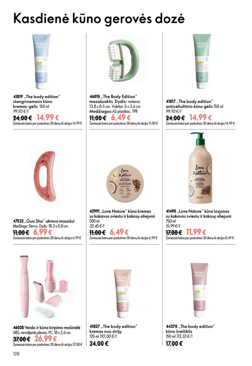 Oriflame katalogas akcijos nuo 
  2026-07-15 iki 
  2026-08-04 | Leidinukas.lt puslapis 128