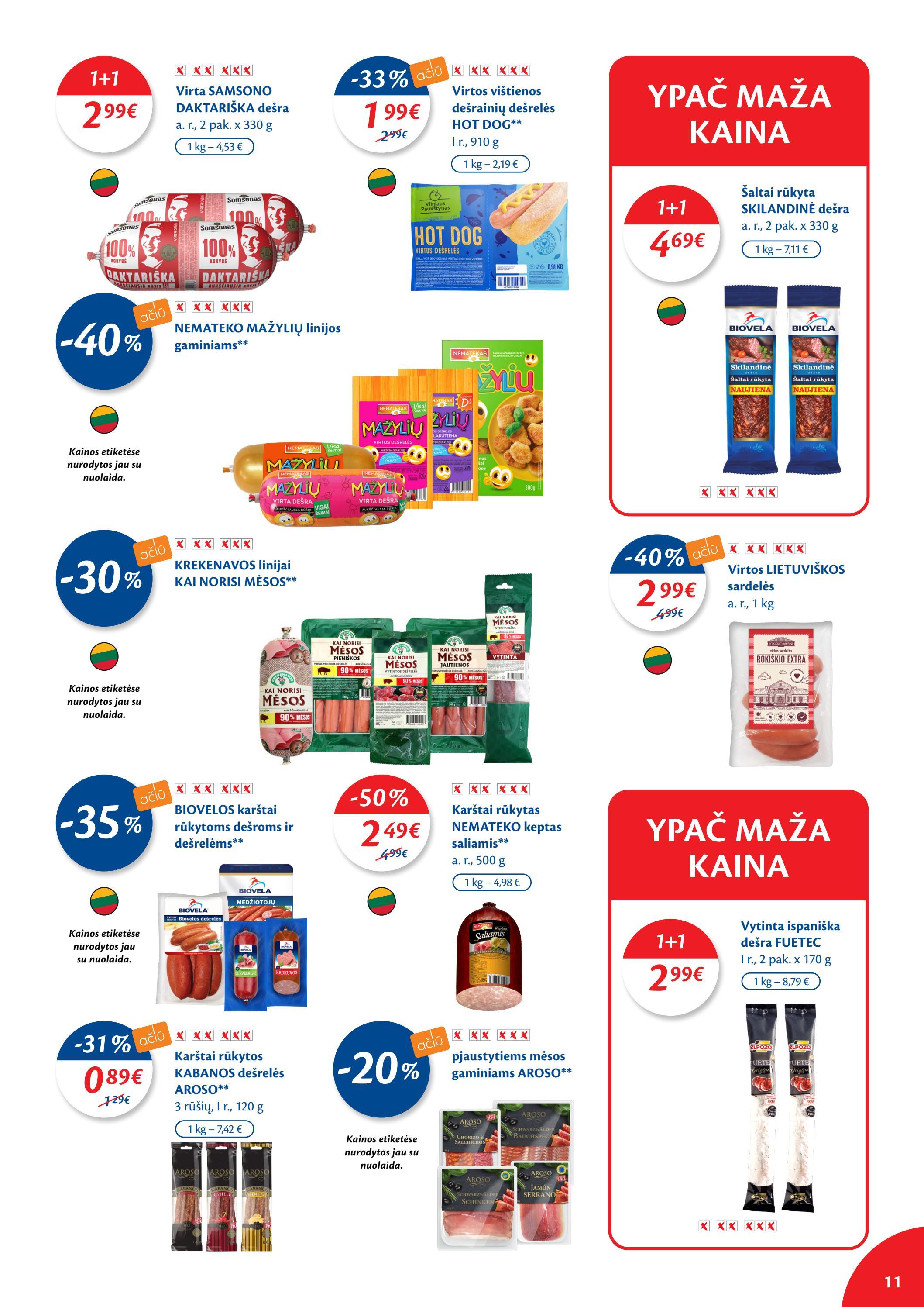 Maxima kaininis leidinys akcijos nuo 
  2022-06-21 iki 
  2022-06-27 | Leidinukas.lt puslapis 11