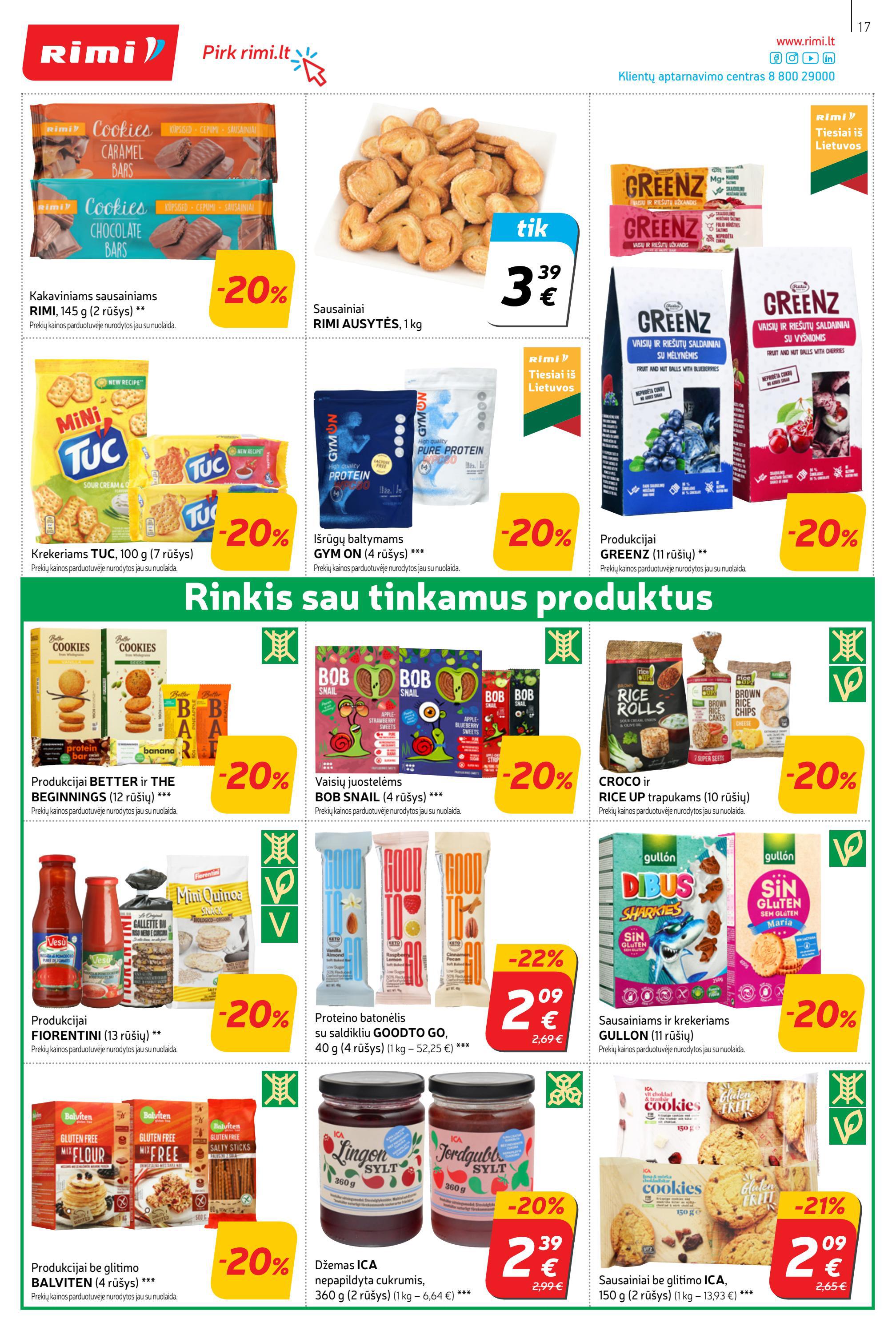 Rimi savaitinis leidinys akcijos nuo 
  2022-02-01 iki 
  2022-02-07 | Leidinukas.lt puslapis 17