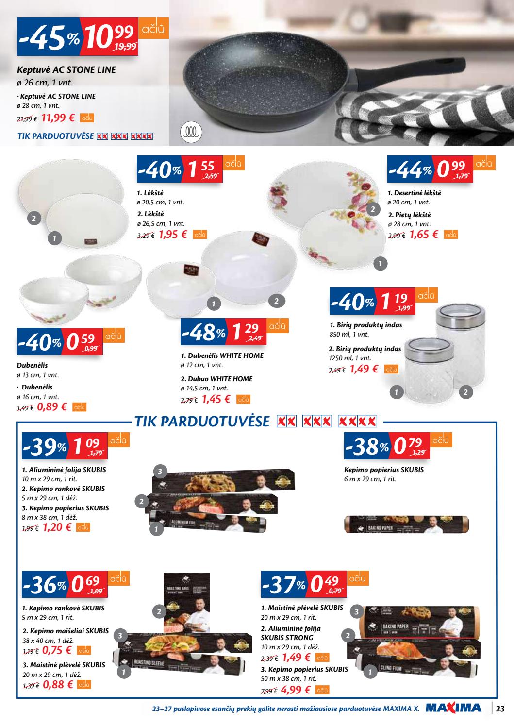 Maxima kaininis leidinys akcijos nuo 
  2020-11-10 iki 
  2020-11-16 | Leidinukas.lt puslapis 23
