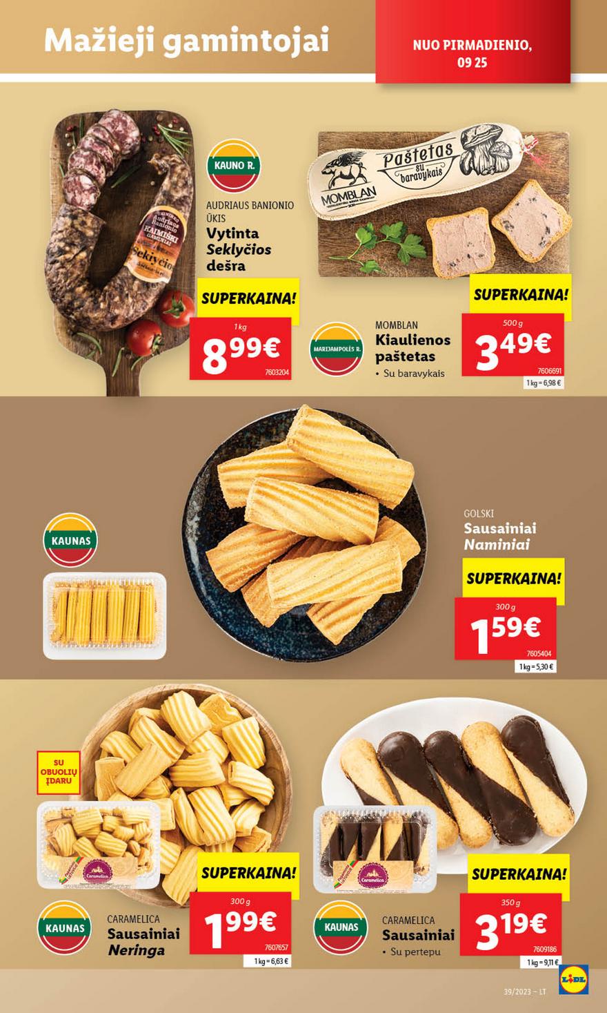Lidl pasiūlymai akcijos nuo 
  2023-09-25 iki 
  2023-10-01 | Leidinukas.lt puslapis 19