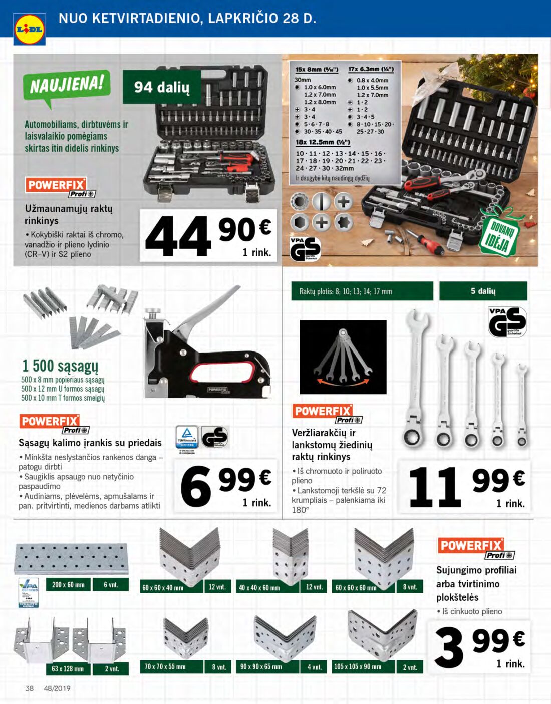 Lidl savaitinis leidinys akcijos nuo 
  2019-11-25 iki 
  2019-12-01 | Leidinukas.lt puslapis 38