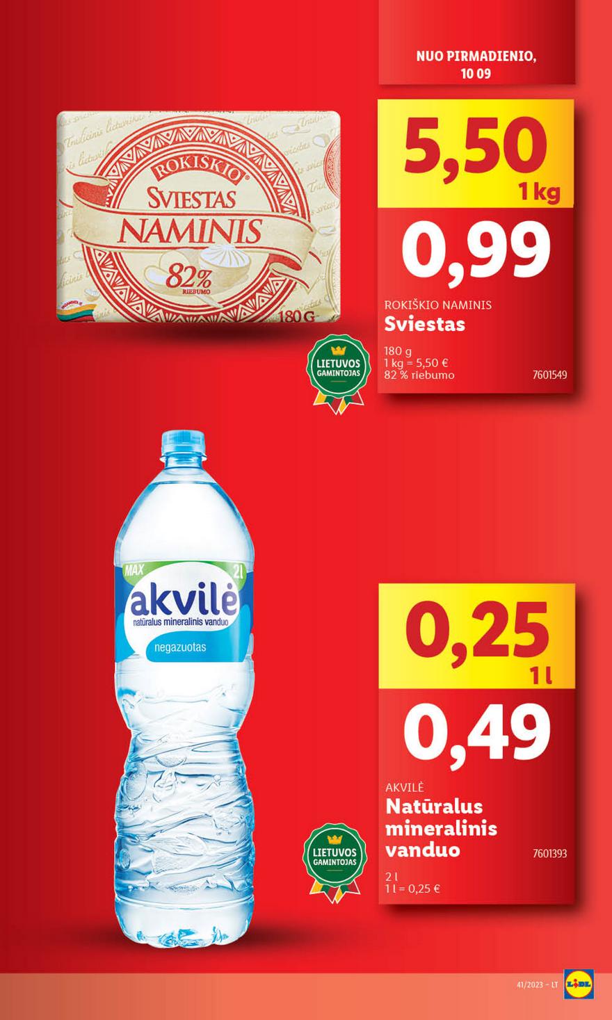 Lidl pasiūlymai akcijos nuo 
  2023-10-09 iki 
  2023-10-15 | Leidinukas.lt puslapis 10