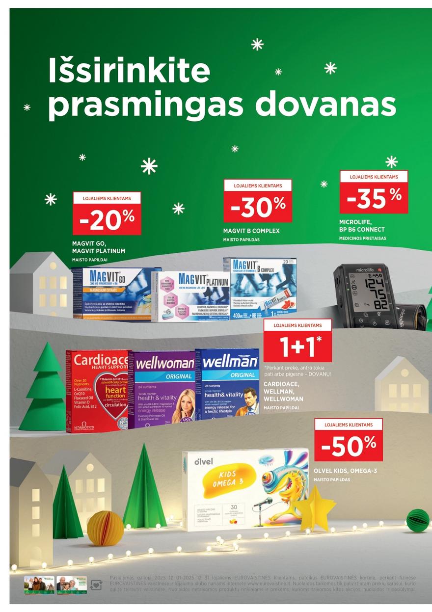 Euro vaistinė katalogas akcijos nuo 
  2025-12-01 iki 
  2025-12-31 | Leidinukas.lt puslapis 2