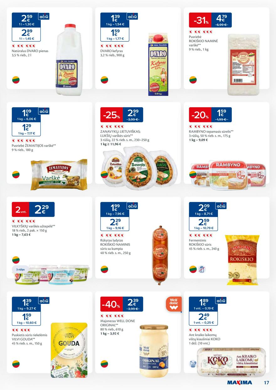 Maxima leidinys akcijos nuo 
  2024-05-28 iki 
  2024-06-03 | Leidinukas.lt puslapis 17