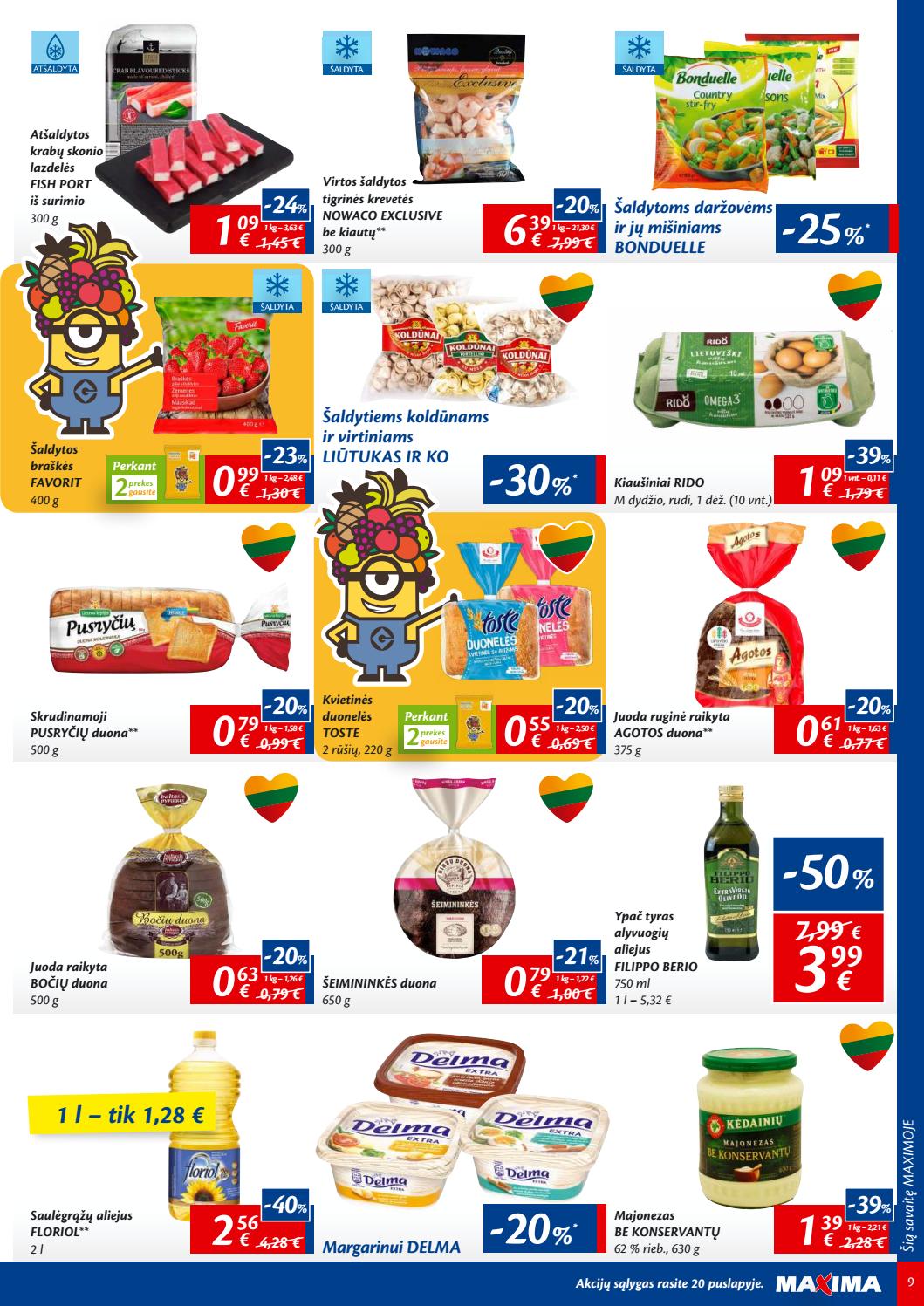 Maxima kaininis leidinys akcijos nuo 
  2019-08-27 iki 
  2019-09-02 | Leidinukas.lt puslapis 9