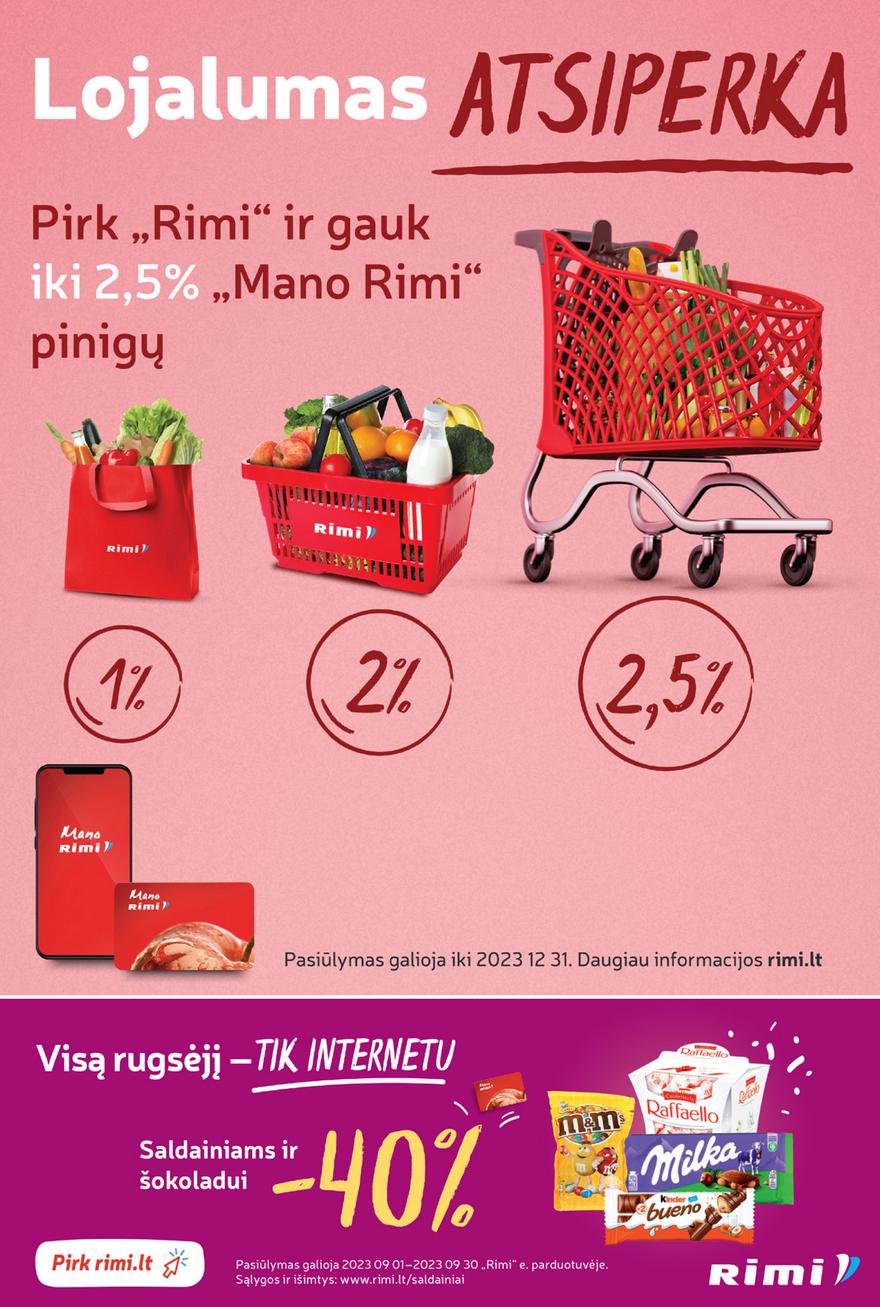 Rimi savaitinis leidinys akcijos nuo 
  2023-09-26 iki 
  2023-10-02 | Leidinukas.lt puslapis 15