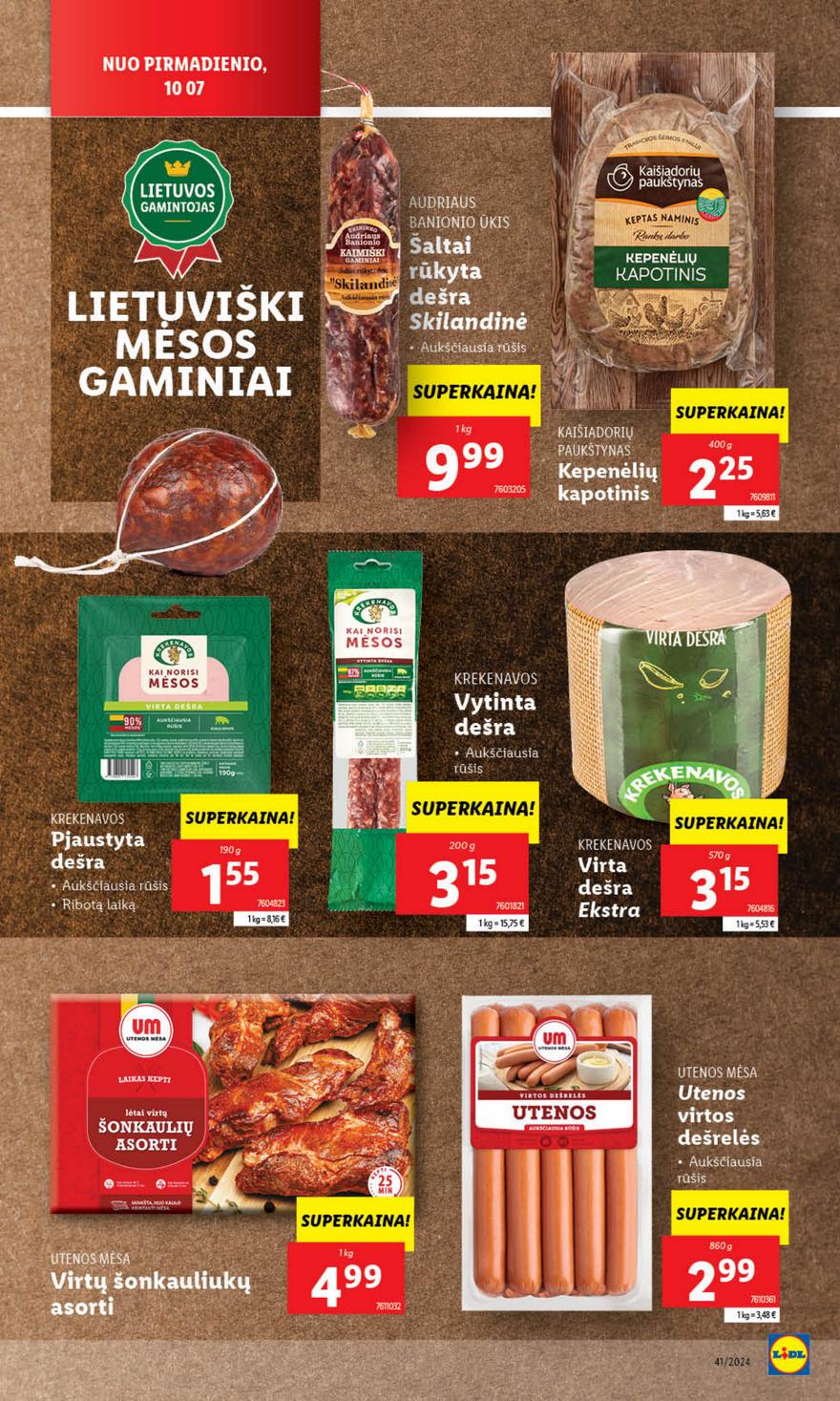 Lidl savaitinis leidinys akcijos nuo
2024-10-07 iki
2024-10-13 | Leidinukas.lt puslapis 28