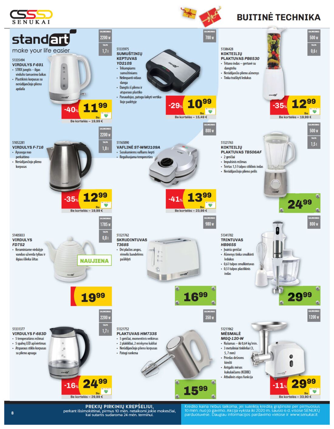 Senukai reklaminis leidinys akcijos nuo 
  2019-12-05 iki 
  2020-01-06 | Leidinukas.lt puslapis 8