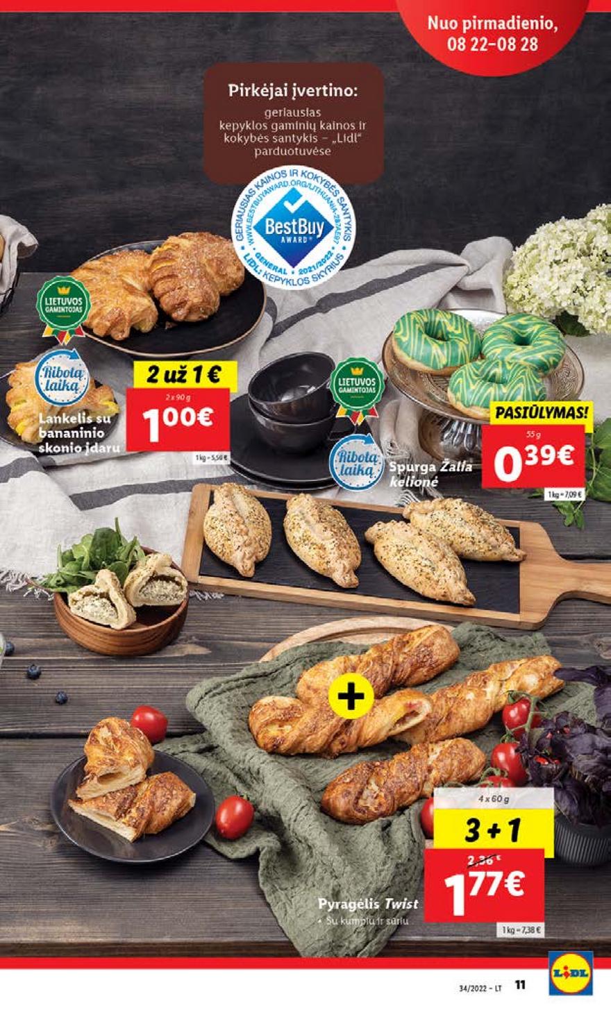 Lidl pasiūlymai akcijos nuo 
  2022-08-22 iki 
  2022-08-28 | Leidinukas.lt puslapis 11