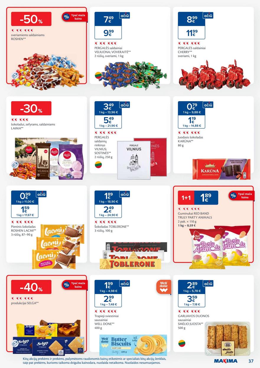 Maxima savaitinis leidinys 39 akcijos nuo
2024-09-24 iki
2024-09-30 | Leidinukas.lt puslapis 37