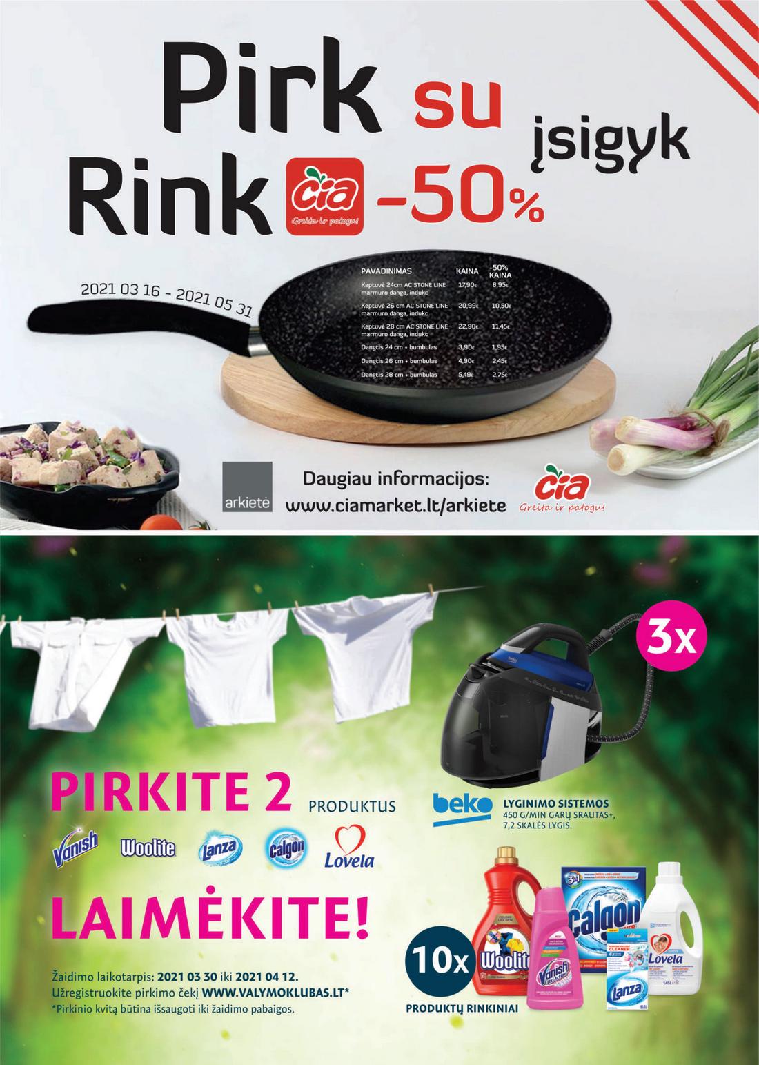 Čia market leidinys akcijos nuo 
  2021-03-30 iki 
  2021-04-12 | Leidinukas.lt puslapis 14