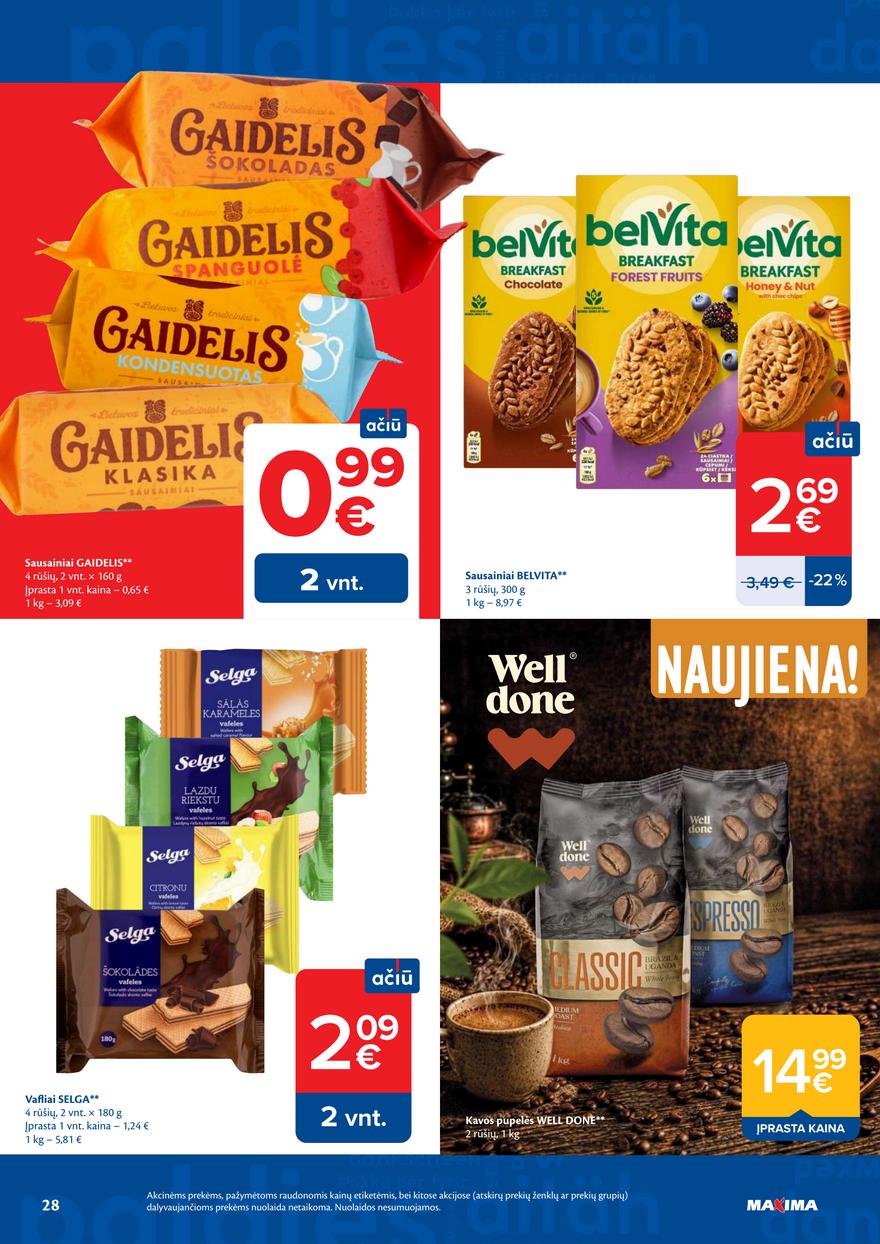 Maxima leidinys akcijos nuo 
  2026-07-21 iki 
  2026-07-27 | Leidinukas.lt puslapis 28