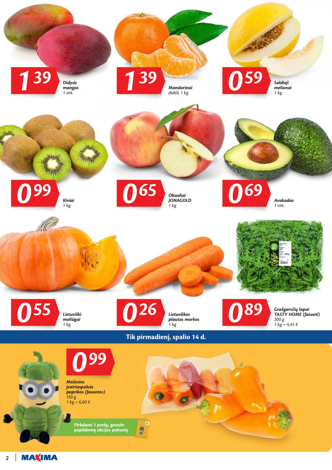 Maxima kaininis leidinys akcijos nuo 
  2019-10-08 iki 
  2019-10-14 | Leidinukas.lt puslapis 2