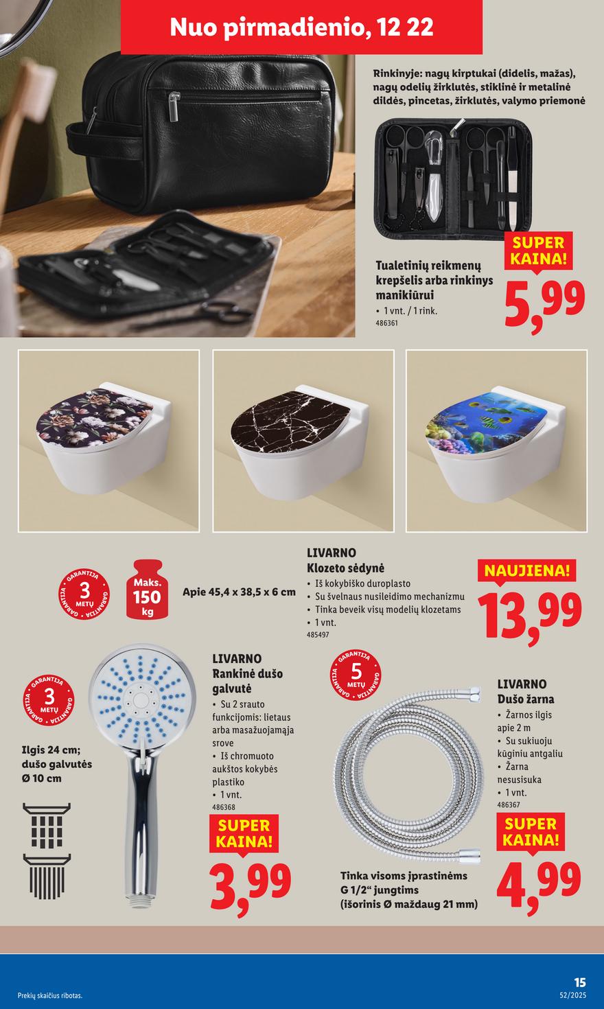 Lidl leidinys akcijos nuo 
  2025-12-22 iki 
  2025-12-28 | Leidinukas.lt puslapis 15