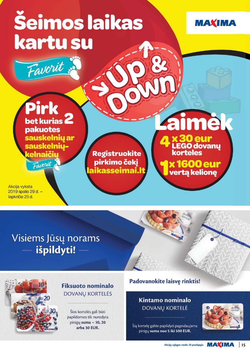 Maxima kaininis leidinys akcijos nuo 
  2019-11-05 iki 
  2019-11-11 | Leidinukas.lt puslapis 15